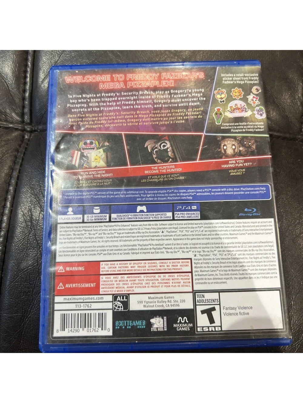 Five Nights at Freddy's: Security Breach - Sony PlayStation 4 - Tested